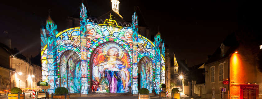 Projections remparts des dames Projections de lumières Beaune