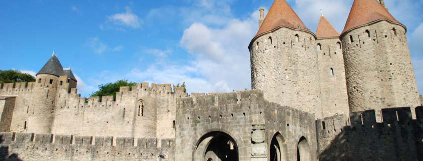 Porte Narbonnaise Carcassonne Porte Narbonnaise cité médiévale Carcassonne
