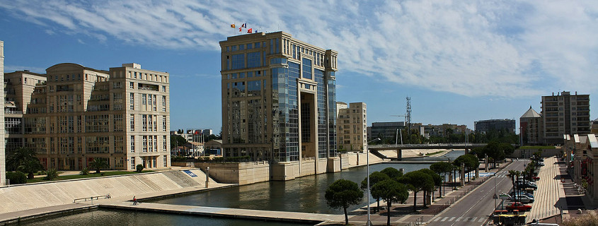 District of Antigone Montpellier Antigone district Montpellier France