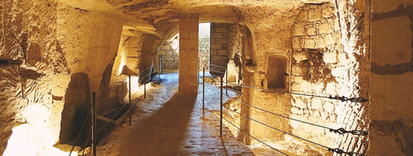 Catacombs-Saint-Emilion Catacombs and undergrounds Saint Emilion France