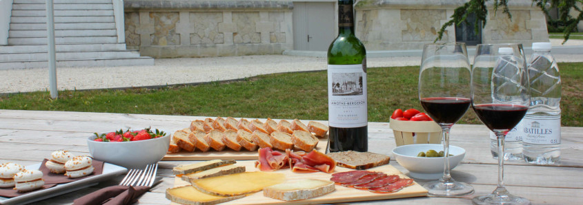 Repas au Château Lamothe Bergeron, Cussac-Fort-Médoc