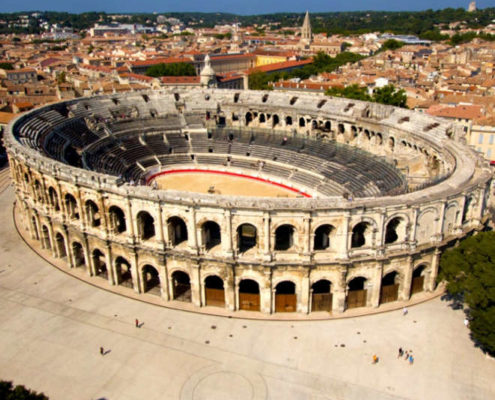 Arenes Nimes, visiter nimes