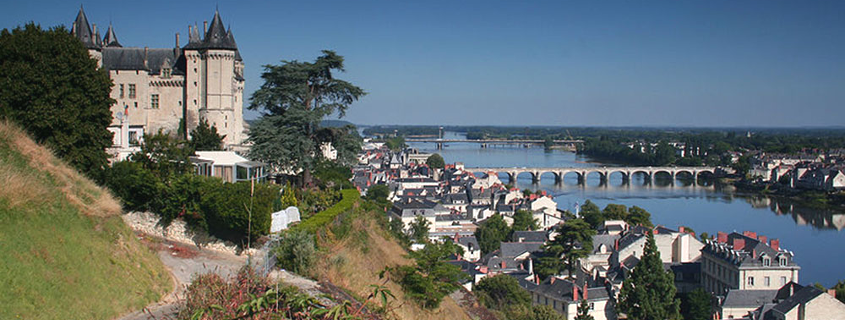 View on forth view on saumur old town