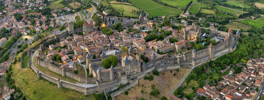 Aerial view of Carcassonne Aerial view of Carcassonne, Carcassonne city