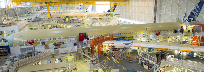 Visite des usines Airbus